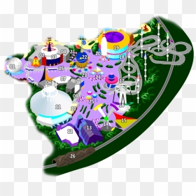 Railroad, Wallpaper V - Map Tomorrowland Disneyland Anaheim, HD Png Download - railroad png