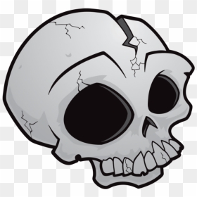 Halloween Skull Vector Free Transparent Image - Cartoon Skull No Background, HD Png Download - skull icon png
