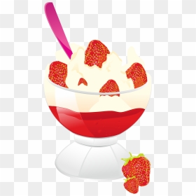 Freeuse Download Frozen Yogurt Png For Free Download - Strawberry Vector Free, Transparent Png - frozen yogurt png