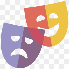 Theatre Arts Clip Art, HD Png Download - drama masks png