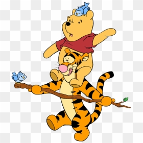 Winnie The Pooh Clipart Tigger And Pooh - Winnie The Pooh And Tigger, HD Png Download - tigger png