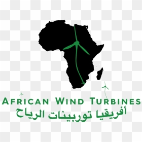 African Wind Turbines - African Union, HD Png Download - africa outline png