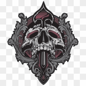 Skull Beast Fantasy Emblem - Custom Yamaha Logo Tribal, HD Png Download - skull icon png