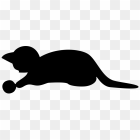 Cat Playing With A Ball - Cat Playing Png Icon, Transparent Png - cat icon png