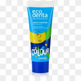Ecodenta Kolorowa Niespodzianka, HD Png Download - toothpaste png
