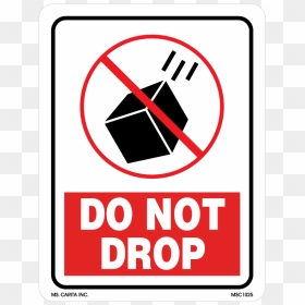 Do Not Drop Labels - Circle With 4 Equal Parts, HD Png Download - do not sign png