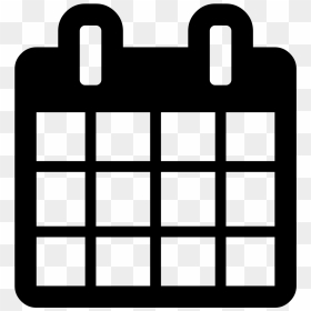 Calendar Font Awesome - Black Calendar Icon Png, Transparent Png - awesome png
