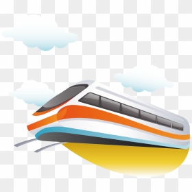 Train Rail Transport Line S1 Nanjing Metro - Monorail Clipart, HD Png Download - travel icon png