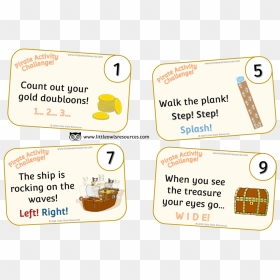 Pirates Activity Challenge Cover, HD Png Download - pirates png