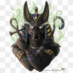Anubis Artwork Ancient Egypt, HD Png Download - egypt png