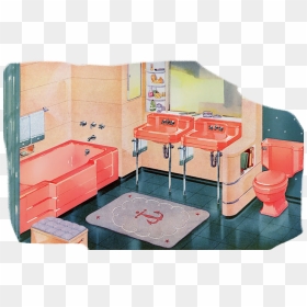 Pink Bath, HD Png Download - bath png