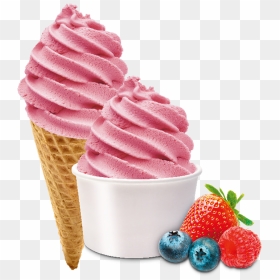 Fruit Of The Forest Frozen Yoghurt, HD Png Download - frozen yogurt png