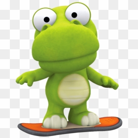 Crong On A Snowboard Png - Pororo The Little Penguin Crong, Transparent Png - snowboard png