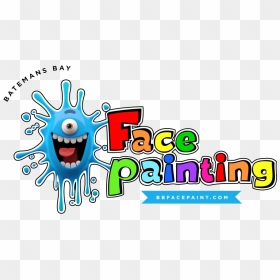 Batemans Bay Face Painting - Face Painting Logo, HD Png Download - face paint png