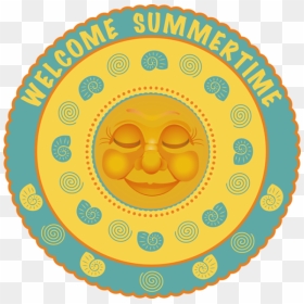 First Day Of Summer Clipart - Circle, HD Png Download - summer clipart png