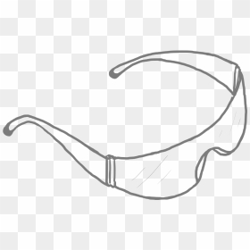 Line Art, HD Png Download - safety goggles png
