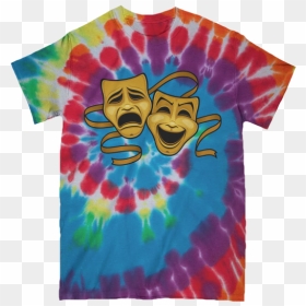 Tie-dye, HD Png Download - drama masks png