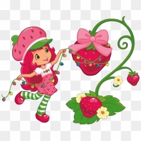 Library Of Contemporary Strawberry Shortcake Clip Art - Cartoon Strawberry Shortcake Christmas, HD Png Download - strawberry shortcake png