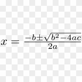 File - Quadratic Formula - Svg - Wikimedia Commons - Fucked Up Math Equations, HD Png Download - equation png