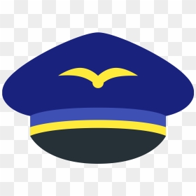 Pilot Hat Icon Png , Png Download - Pilot Clipart, Transparent Png - pilot png