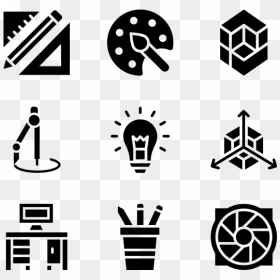 Graphic Designer Tools Icons Png, Transparent Png - tools icon png