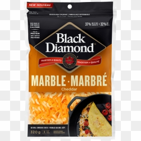 0000s 0003 12x320g Bd Mrb Shrd - Black Diamond Shredded Cheese, HD Png Download - black diamond png
