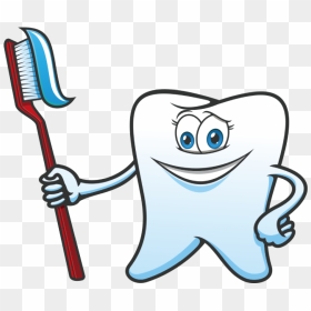 Tooth Clipart Toothpaste - Cartoon Toothbrush And Toothpaste, HD Png Download - toothpaste png