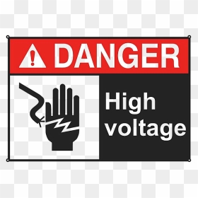 Danger High Voltage Png Clipart - Sign, Transparent Png - danger png