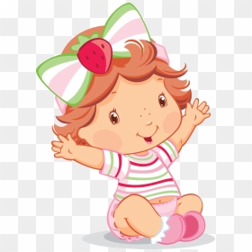 Clipart Royalty Free Baby Fiesta Huge - Desenho Da Moranguinho Bebe, HD Png Download - strawberry shortcake png