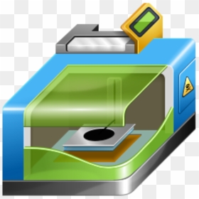 Transparent Copier Clipart - 3d Print Folder Icon, HD Png Download - printer icon png