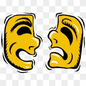 Drama Masks Clipart, HD Png Download - drama masks png