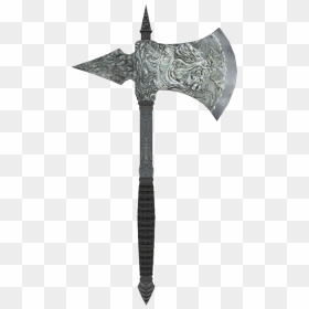 Elder Scrolls - Skyrim War Axe, HD Png Download - battle axe png