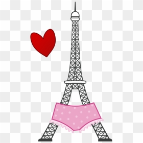 Underwear Tower - Cute Drawing Of Eiffel Tower, HD Png Download - underwear png