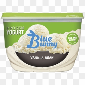 Vanilla Bean Frozen Yogurt - Blue Bunny Frozen Yogurt Vanilla, HD Png Download - frozen yogurt png