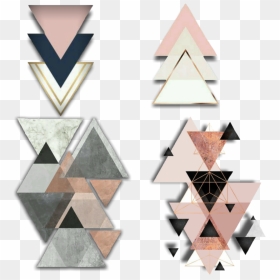 #triangles #geometric #patterns - Geometric Edgy Glamorous Backgrounds Shapes, HD Png Download - geometric patterns png