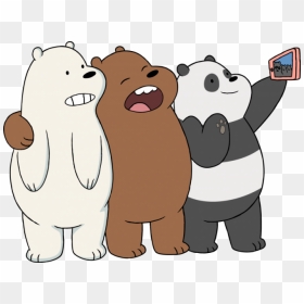 Osos Image - We Bare Bears Transparent, HD Png Download - selfie png