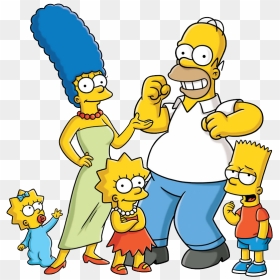 Cartoon The Simpsons Family, HD Png Download - simpson png
