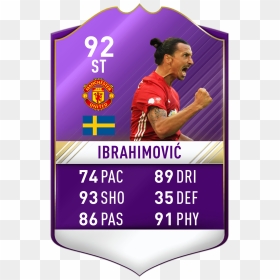 Fifa 19 Fut On Twitter - Ibrahimovic Fifa 17 Card, HD Png Download - fifa 17 png