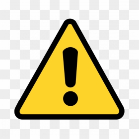 Warning Sign Clipart, HD Png Download - warning icon png
