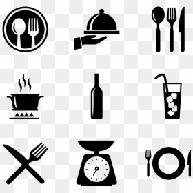 Icons Free Kitchen - Kitchen Icon, HD Png Download - restaurant icon png