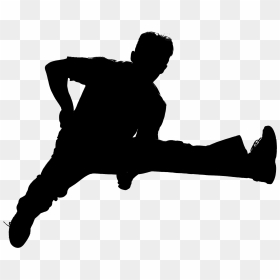 Stock Photography Royalty-free Silhouette - Stock Photography, HD Png Download - jumping png