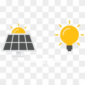 Incandescent Light Bulb Computer Icons Idea - Solar Panel Vector Png, Transparent Png - light icon png