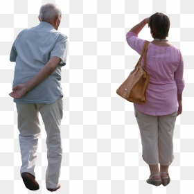 Elderly Person Png - Cut Out People Behind, Transparent Png - old person png
