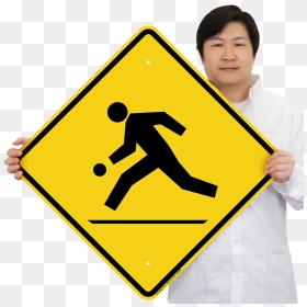 Playground Zone Sign Edmonton, HD Png Download - play symbol png