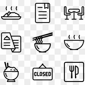 Food Icon Vector Png, Transparent Png - restaurant icon png