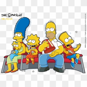 Download The Simpsons Transparent Png 401 - Transparent The Simpsons Family Png, Png Download - simpson png