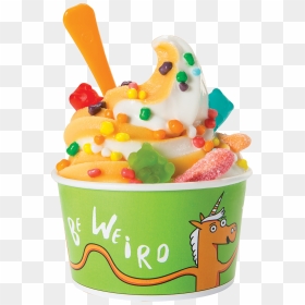 Frozen Yoghurt With Toppings, HD Png Download - frozen yogurt png