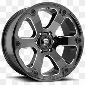 Beast Blk N Milled A1 - Fuel D562 Wheel, HD Png Download - battle axe png