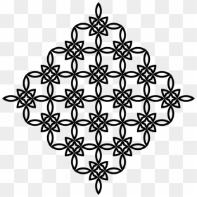 Geometric Pattern Misc - Black And White Geometric Clip Art, HD Png Download - geometric patterns png