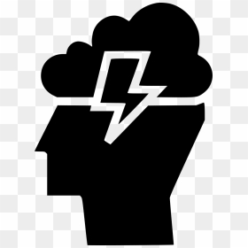 Man Person Idea Innovation Invention Cloud Lightning - Invention Icon, HD Png Download - lightning icon png